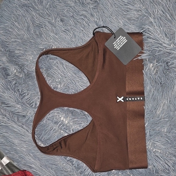 Savage X Fenty Brown Low Impact Sports Bra - Picture 2 of 3
